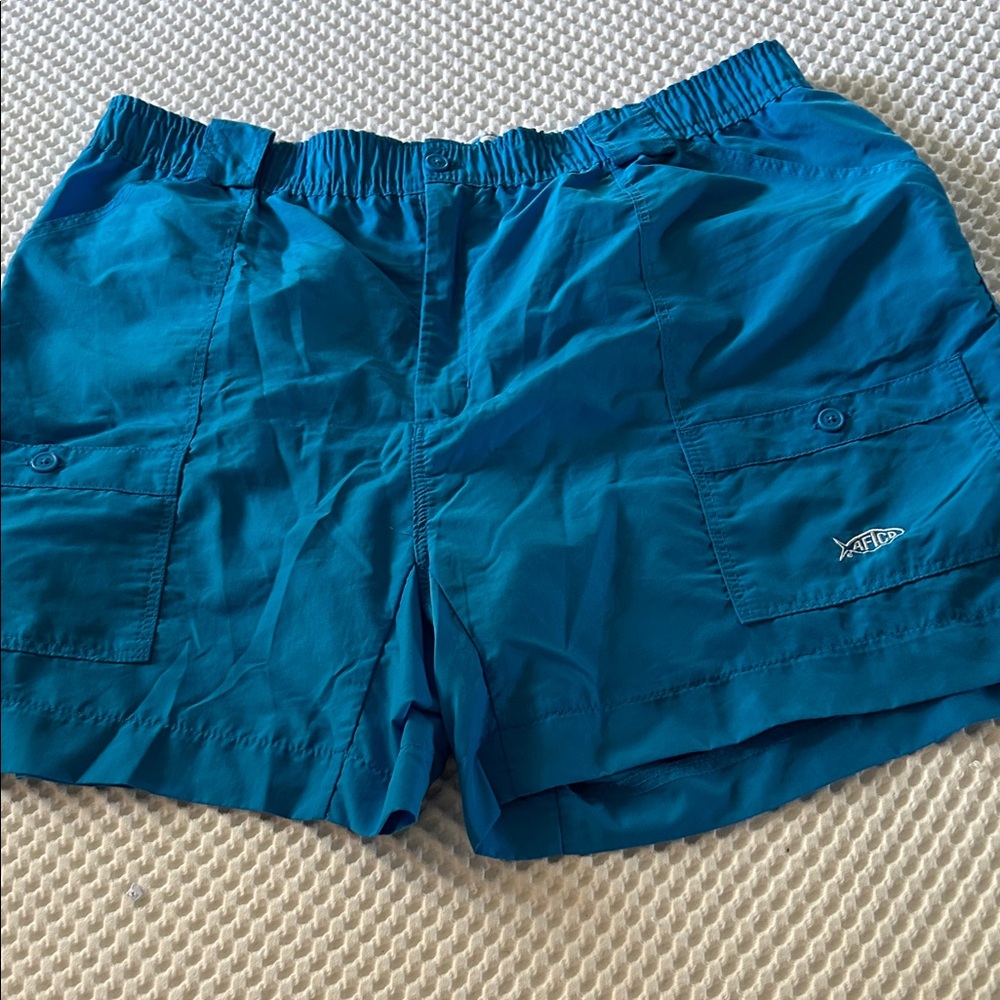 AFTCO Men's Hybrid Shorts in Vibrant Blue